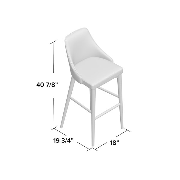 Corrigan Studio® West Covina 29.9" Bar Stool & Reviews Wayfair